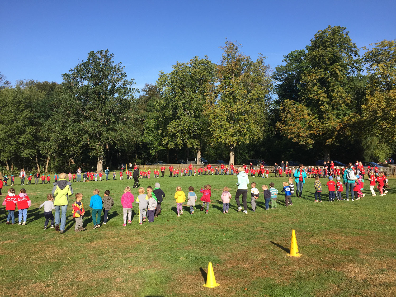 200 Kinder waren beim DRK Klütbergturnfest dabei.